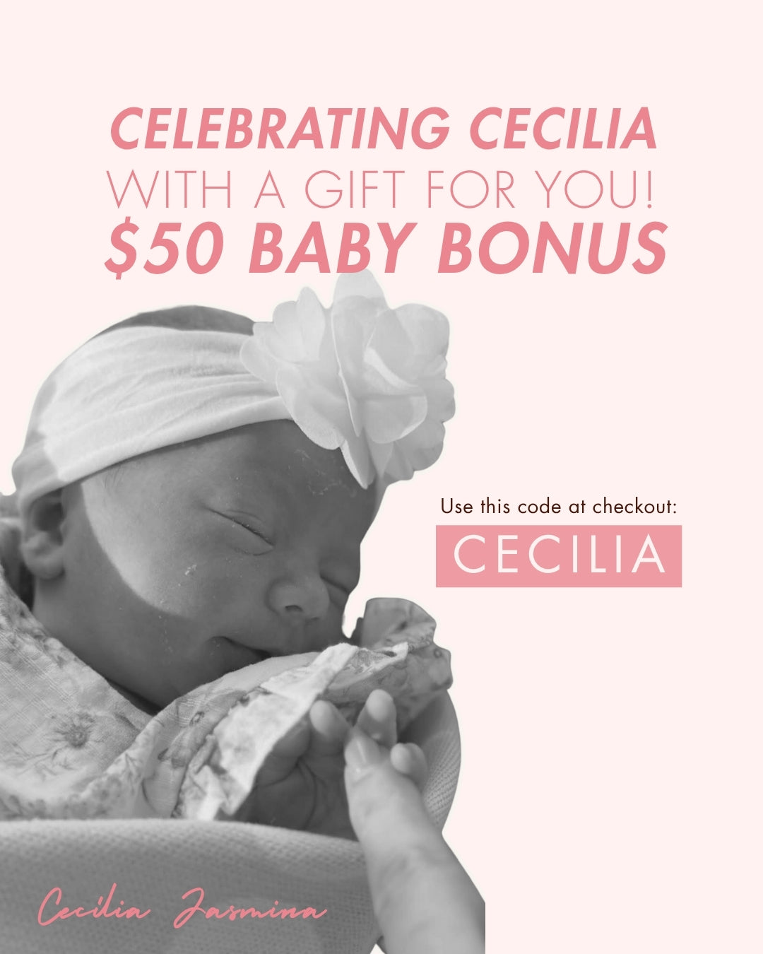 Baby Cecilia - The newest member of the Gelicious family