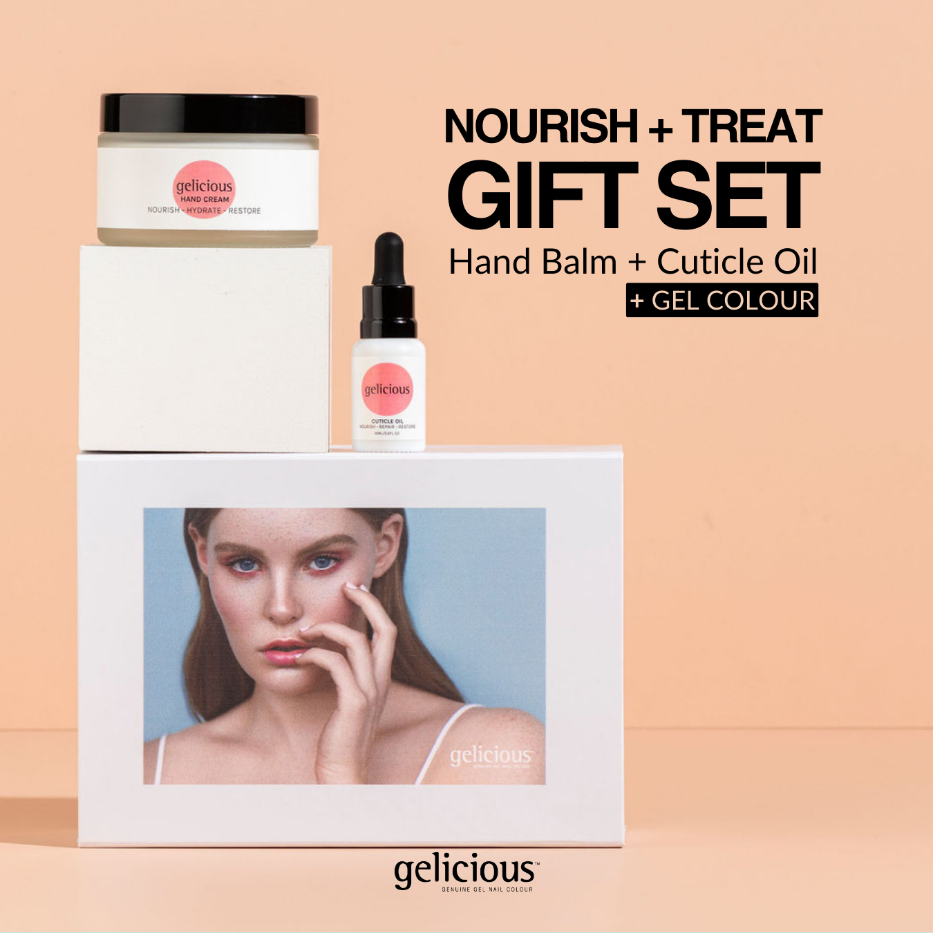 GELICIOUS TREATMENT GIFT SET WITH GEL COLOUR