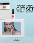 GELICIOUS TREATMENT HAND BALM AND CUTICLE OIL GIFT SET