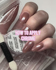 Gelicious-how to-apply-chrome-gel-powder