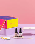 Gelicious Peel-Off Gel Nail Manicure Travel Kit