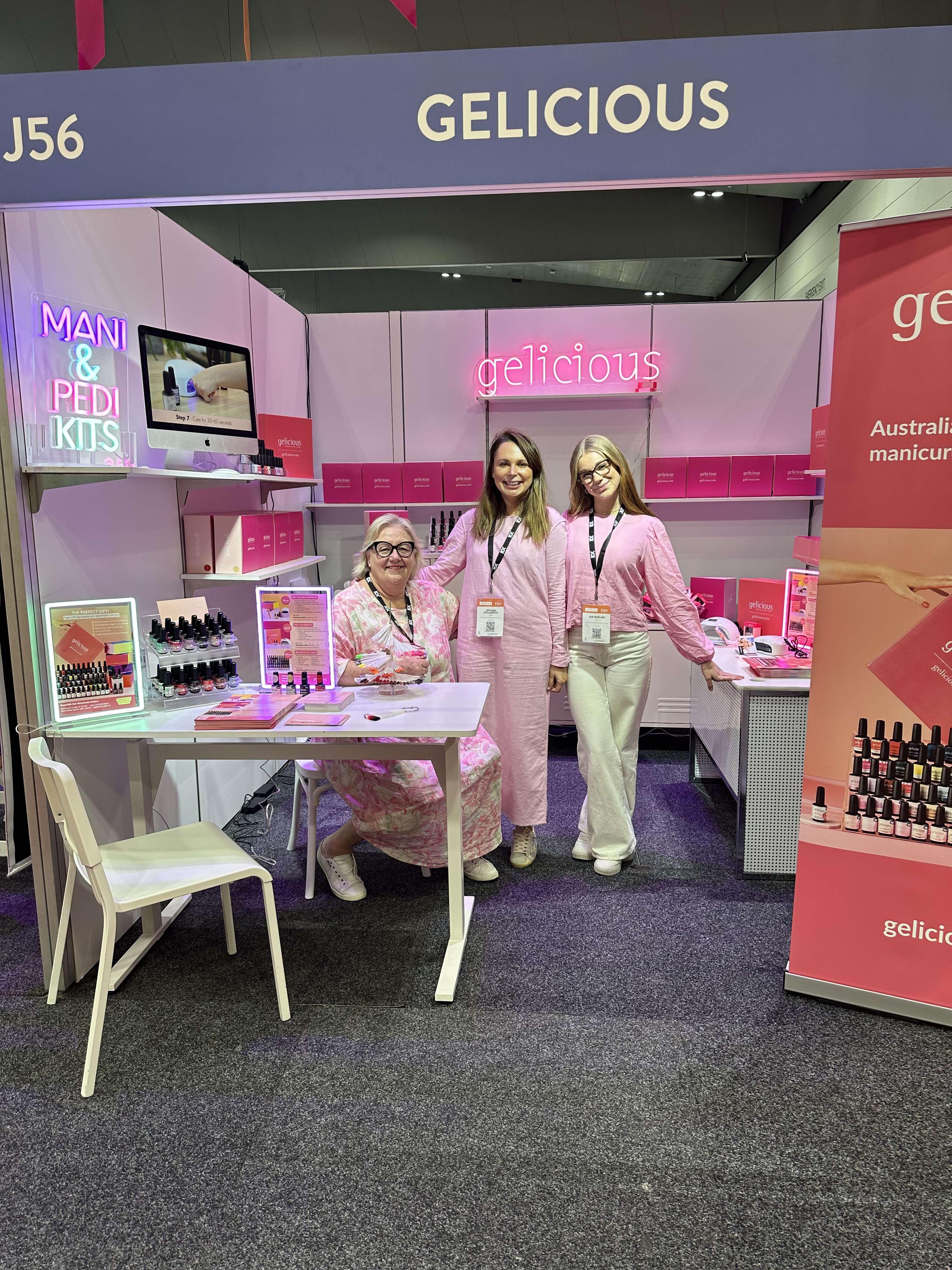 Gelicious Nail Co At Reed Gift Fair, Melbourne