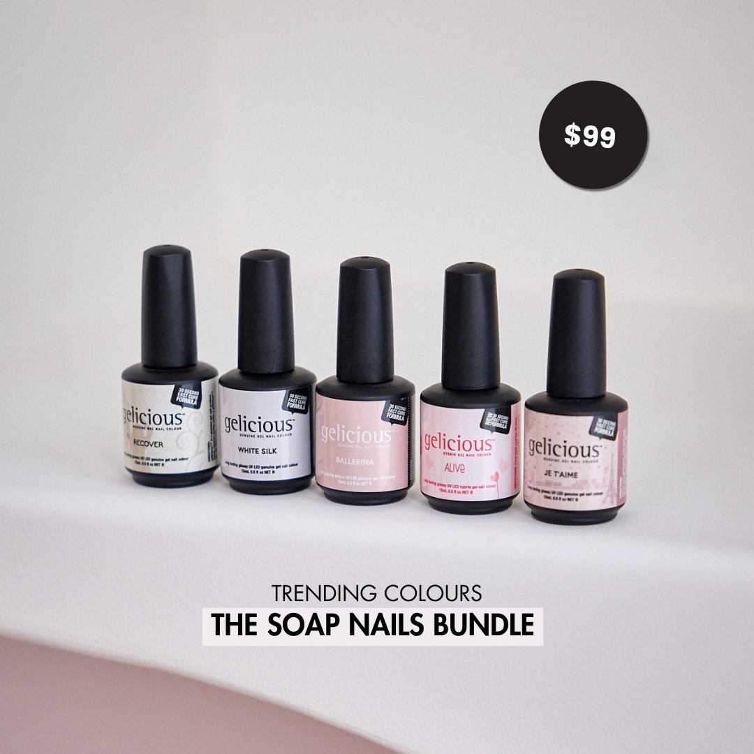 Gelicious soap nails bundle