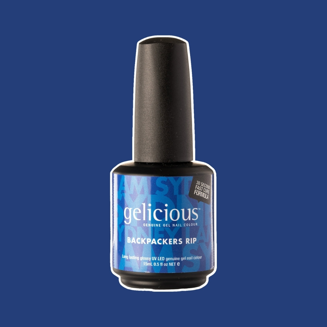 gelicious GENUINE GEL NAIL COLOUR - BACKPACKERS RIP – Gelicious Nail Co